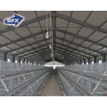 China low cost prefab hot galvanized steel structure poultry farm egg layer chicken house building